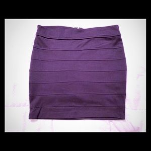 Dark purple skirt